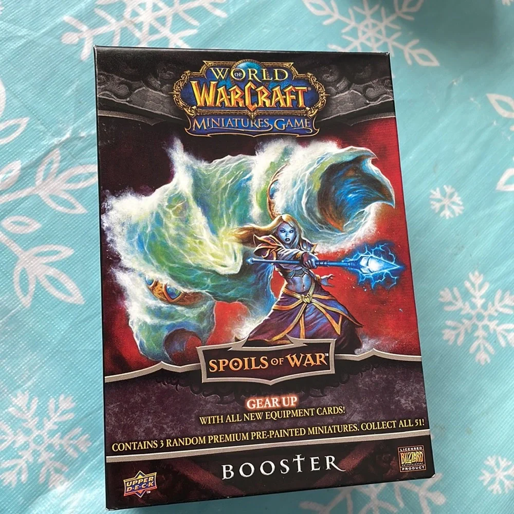 Upper Deck World of Warcraft Miniatures Game Spoils of War Booster Pack - 2 box - Picture 2 of 3